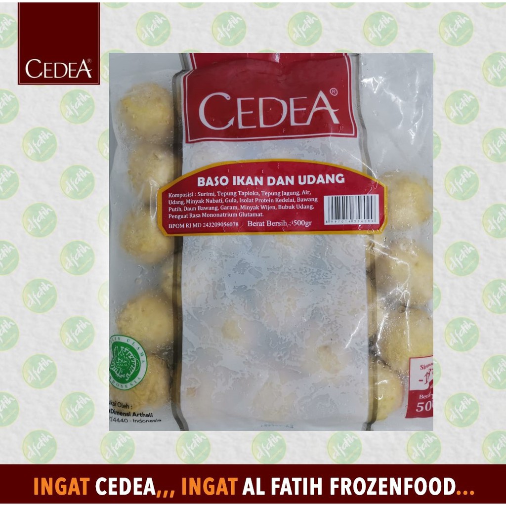 Jual Cedea Baso Ikan Dan Udang 500gr Shopee Indonesia