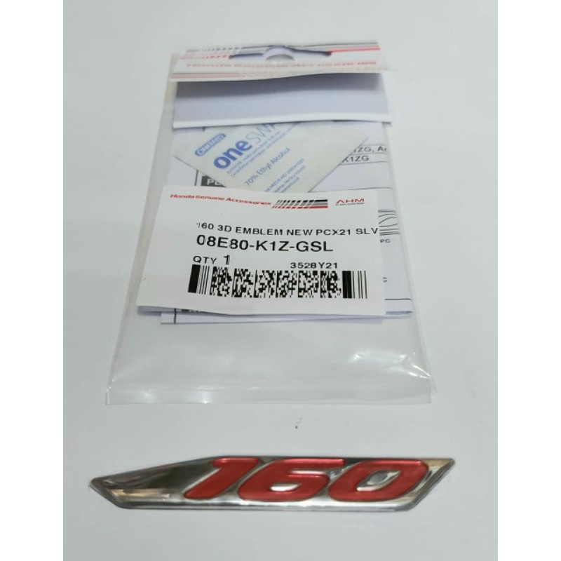 EMBLEM 160 3D HONDA NEW PCX160