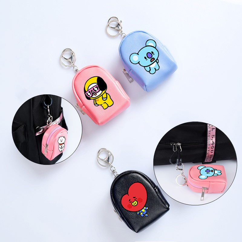 Dompet Koin BTS Bangtan Boys bt21 BTS Bangtan Boys Bahan Dompet Koin BTS Bangtan Boys bt21 BTS Bangtan Boys Bahan