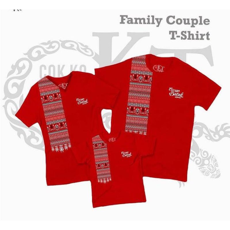 KAOS CKT ULOS GORGA BATAK MERAH