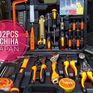GRATIS ONGKIR tool kit 102pcs alat tukang mesin bor palu