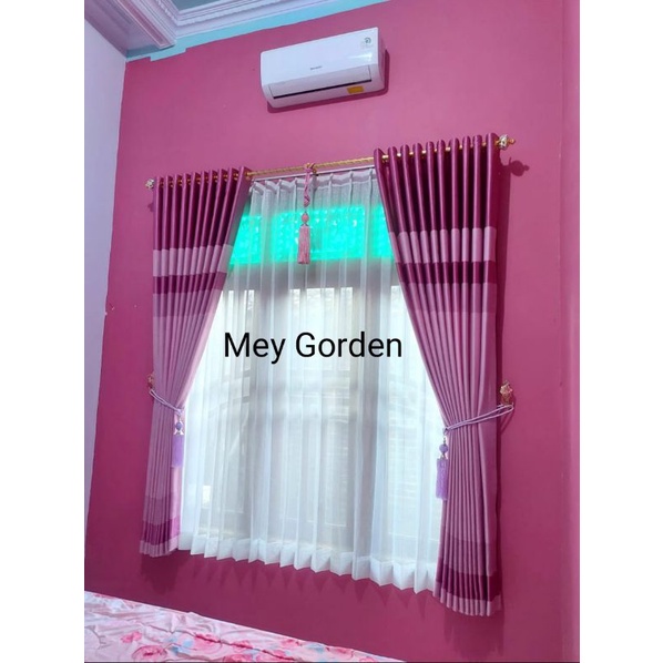 Gorden blackout/gorden murah kualitas bagus/kain tebal Mey gorden