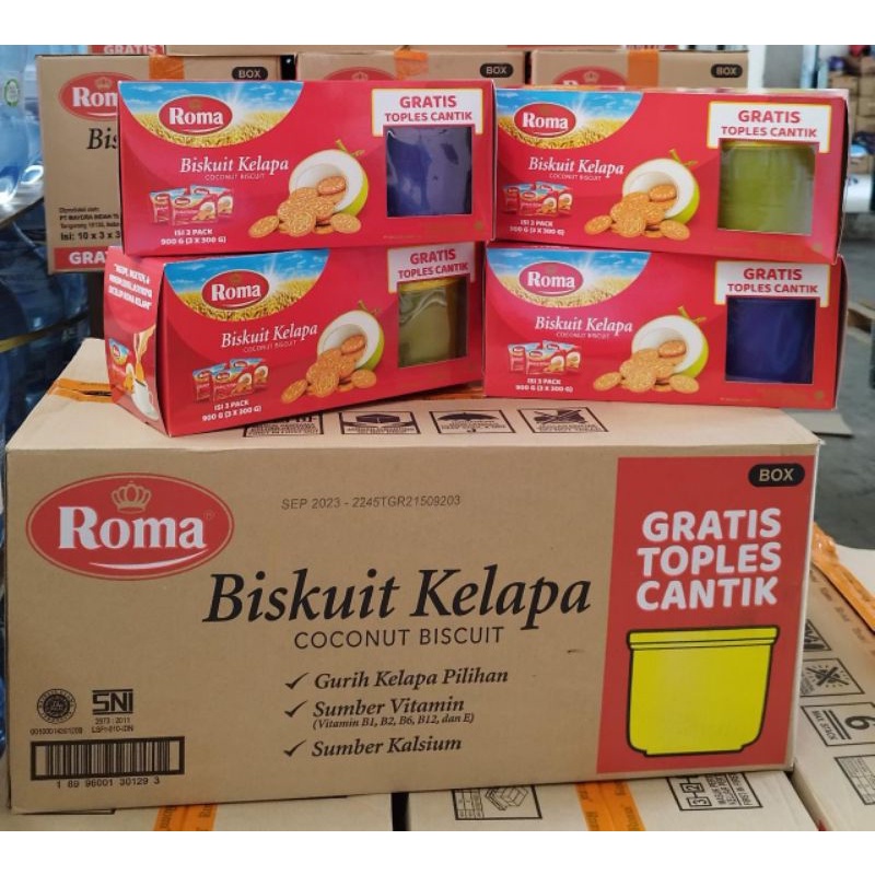 ROMA BISKUIT KELAPA FREE TOPLES