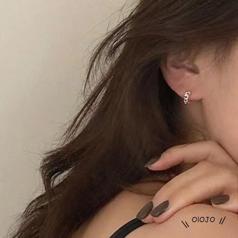 【COD】Anting Bulat Model Kancing Gaya Retro Untuk Wanita Buku