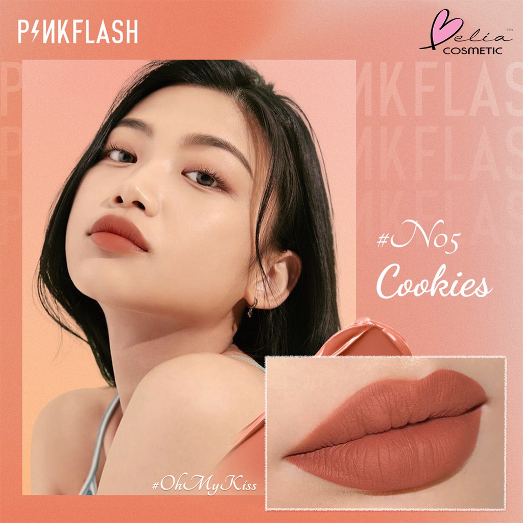 ❤ BELIA ❤ PINKFLASH Lasting Matte Lip Cream | Lipcream | Pink Flash | PF-L01