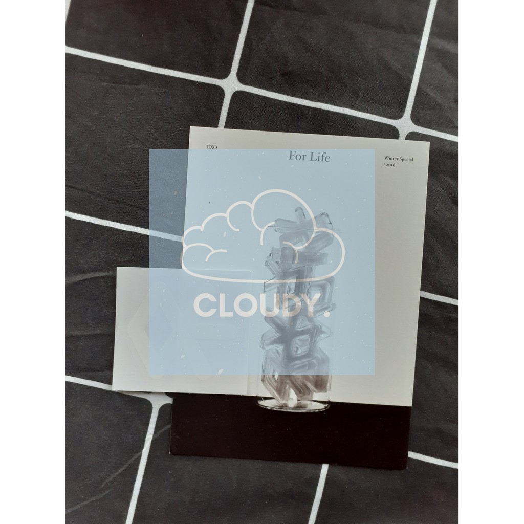 POSTCARD + STICKER ALBUM FOR LIFE EXO OFFICIAL