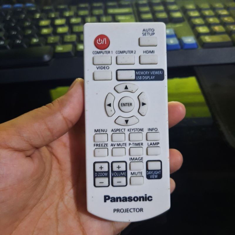 REMOTE REMOT PROYEKTOR PROJECTOR PANASONIK 2930094500 ORIGINAL ASLI