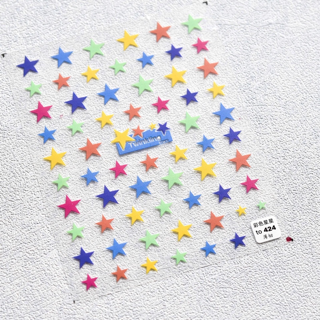 AUGUSTINA Agustin 3D Nail Art Sticker Sliders Decal Manikur Aksesoris Nail Art Ornamen