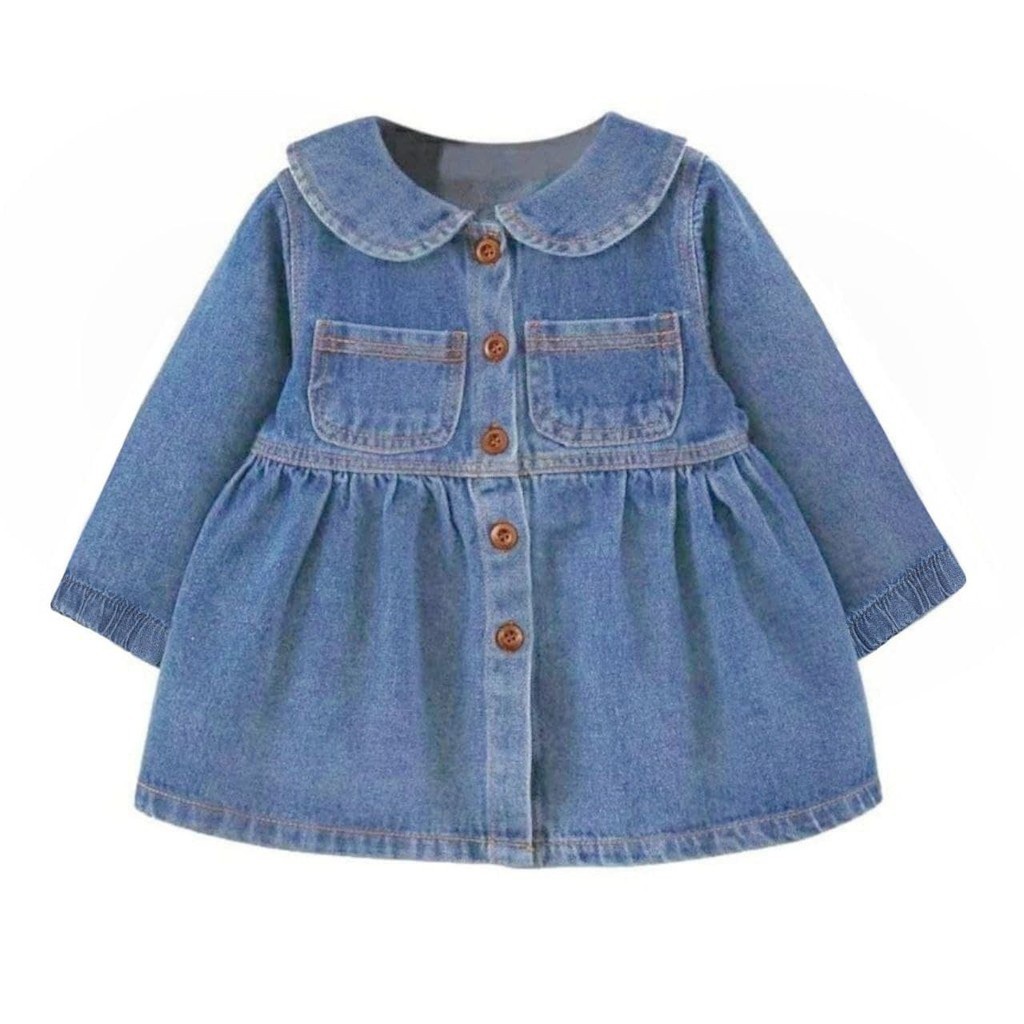 DRESS ALESYA DRESS JEANS ANAK 1-5Thdress anak perempuan/ Dress Anak Jeans DRESS ALESYA JEANS/DRESS JEANS ANAK PEREMPUAN