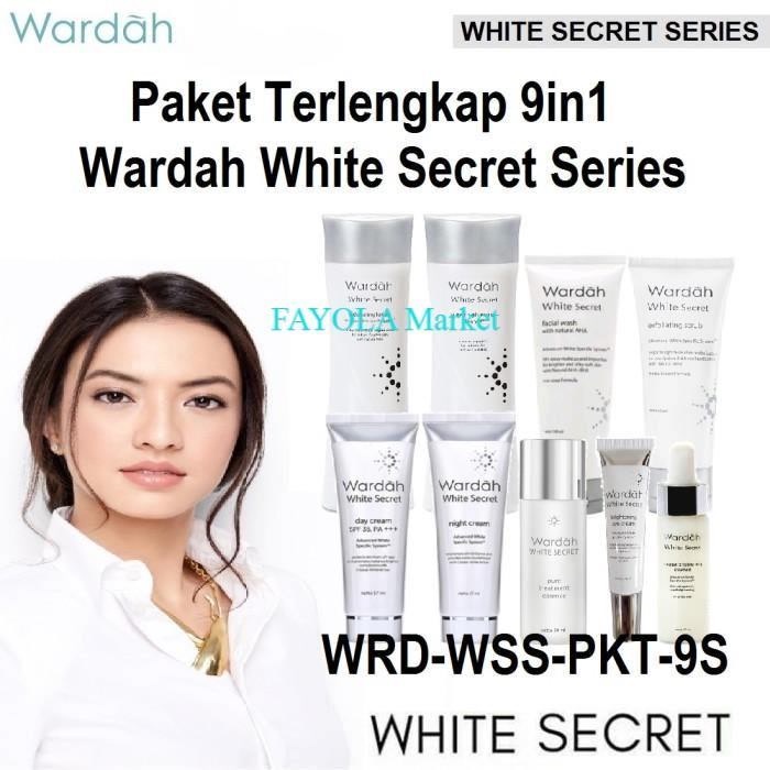 Paket Lengkap Wardah White Secret Series Paket Lengkap 9in1 Kecil Ori Bpom