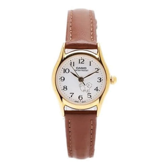 CASIO LTP-1094Q-7B7RDF - Jam Tangan Wanita - Coklat