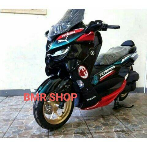 paket modifikasi all new nmax model predator full body , body custom nmax new predator airbush , pak