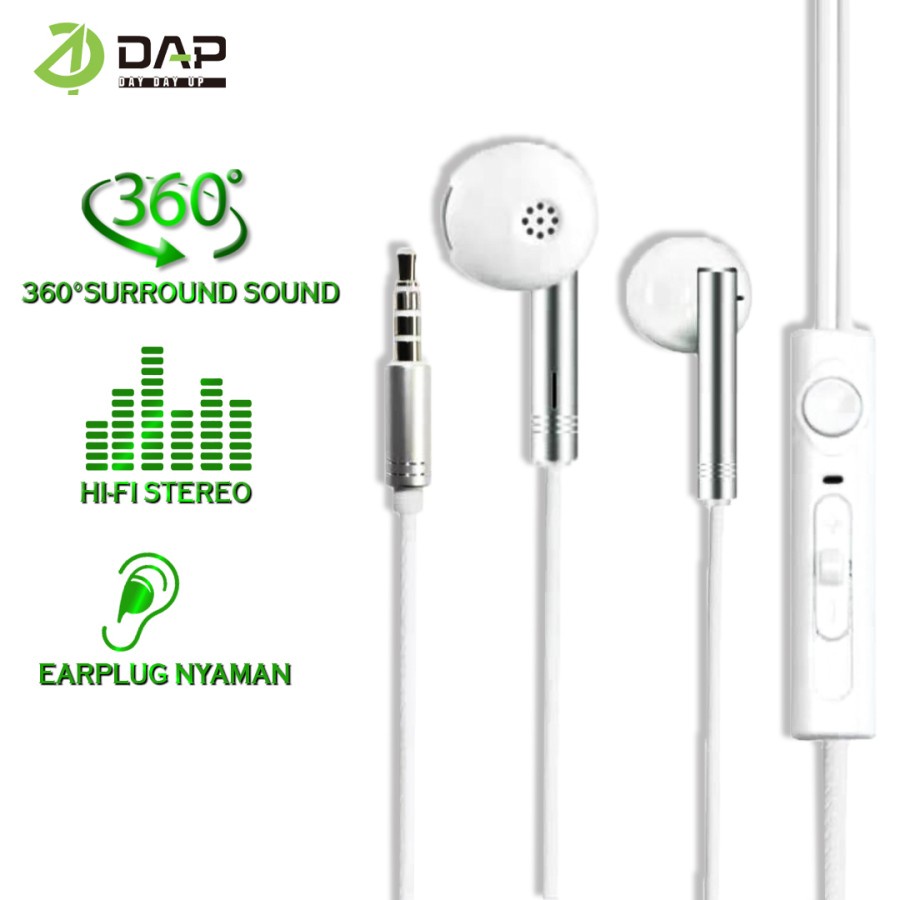 Headset With Mic DAP DH-F11 Hifi Headset Stereo Jack 3.5 120cm