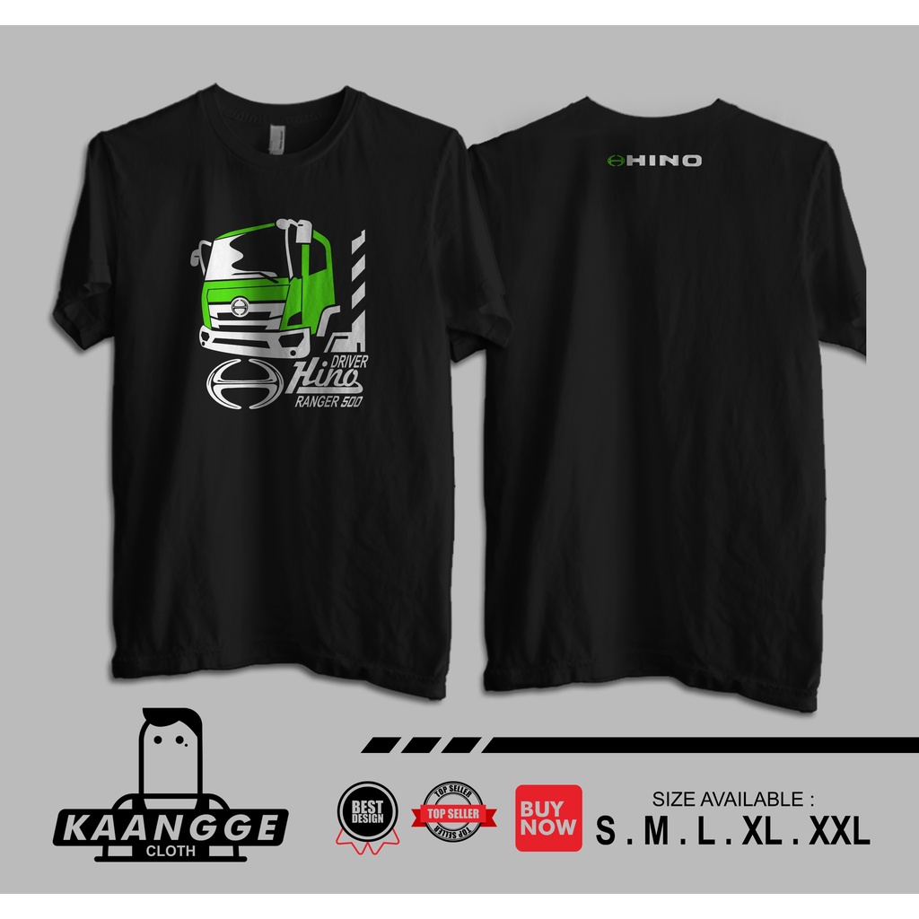 Kaos Mobil Hino Ranger 500 Driver Baju Otomotif