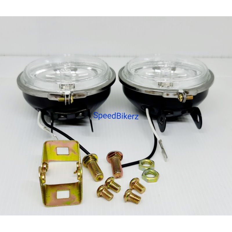 Lampu Tembak Kabut Bulat 1pcs  / Lampu Sorot BULAT / Foglamp BULAT Universal Motor Mobil 1pcs / 1 biji