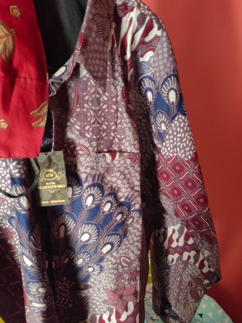 Batik Pria Asli Solo Full Furing Lengan Panjang Kain Katun Halus Baturadenan Setyo Kamulyan