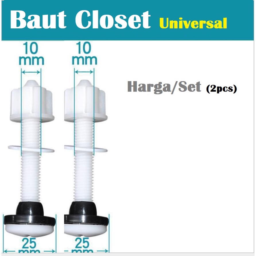 BAUT TUTUP UNIVERSAL BAUT KLOSET DUDUK PENUTUP CLOSET WC KAMAR MANDI TOILET FOR TOTO AS DLL