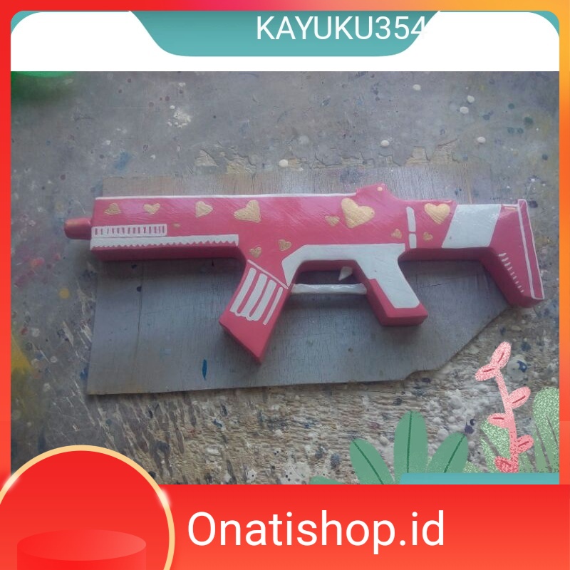 senjata mainan anak skin ff Love
