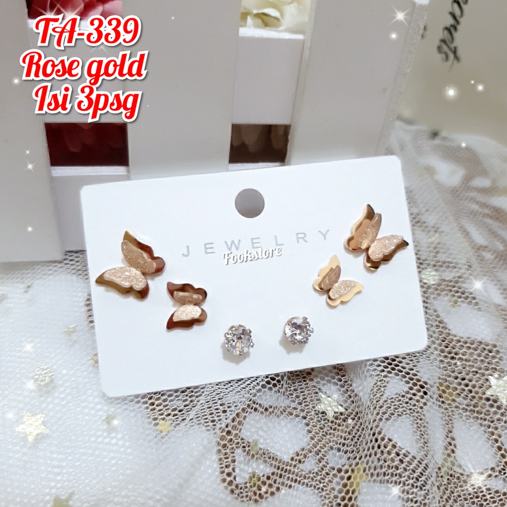 TERLARIS ANTING TITANIUM/ANTI KARAT/ANTI ALERGI