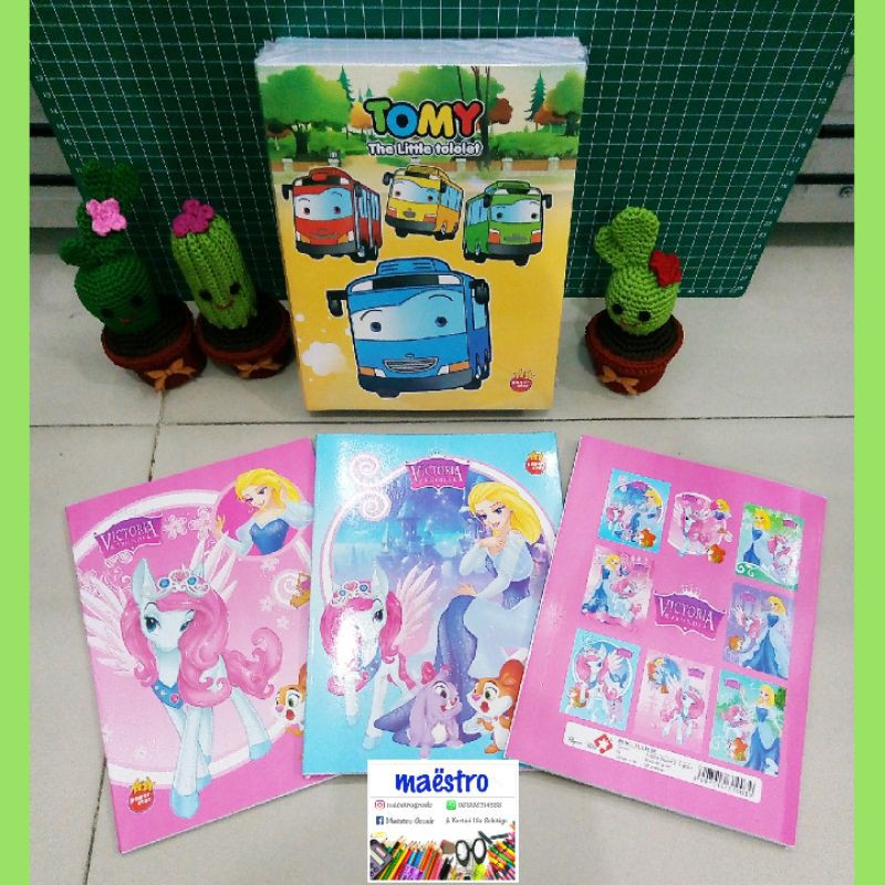 

Buku Tulis Paper Star 58 Motif Cewek / Note book Paper Star 58 / Buku Tulis A5