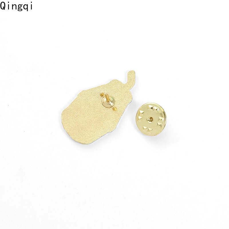 Bros Pin Enamel Desain Kartun Makanan Penutup OMG Anggur Pisang Susu Balon Untuk Tas Pakaian Anak