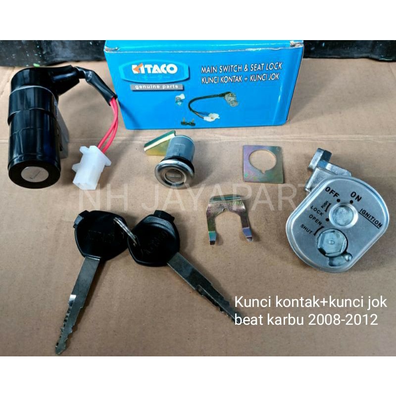 Kunci kontak+kunci jok beat karbu 2008-2012