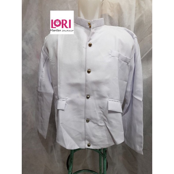 Beskap Jogja Polos Putih Dewasa