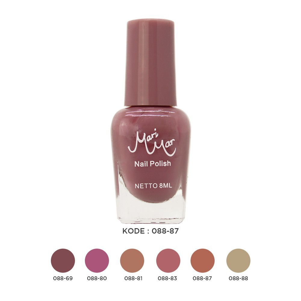 MARIMAR NAIL POLISH NUDE COLORS NEW FASHION CODE 088-kutek