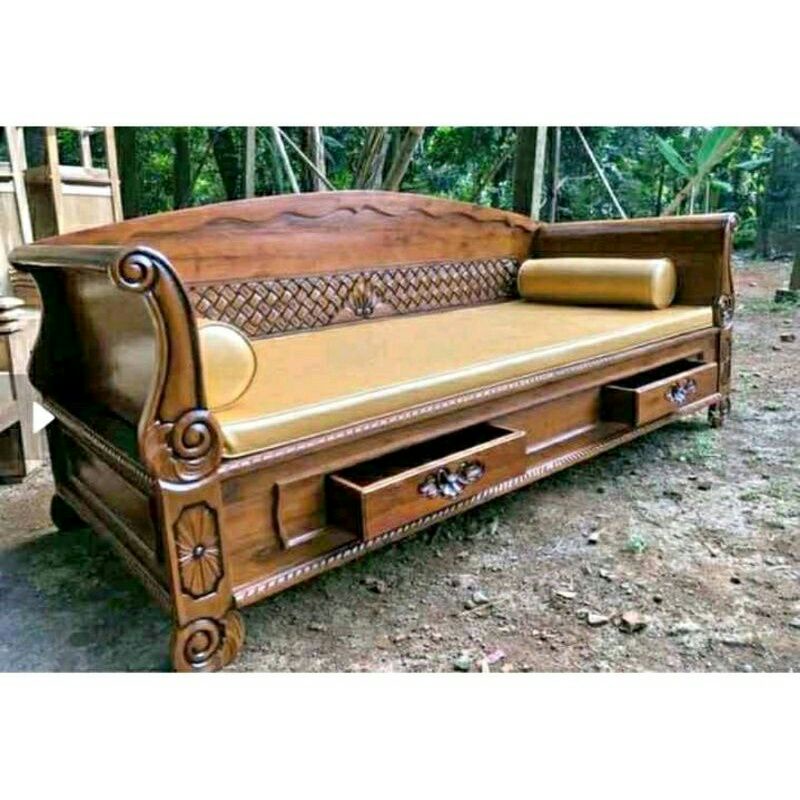 BALE BALE KURSI SANTAI KAYU JATI JEPARA