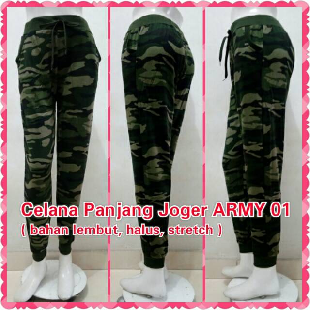 Celana Joger ARMY 01 Jogging Jogger Sport Training Dance Celana Joger ARMY 01 Jogging Jogger Sport Training Dance