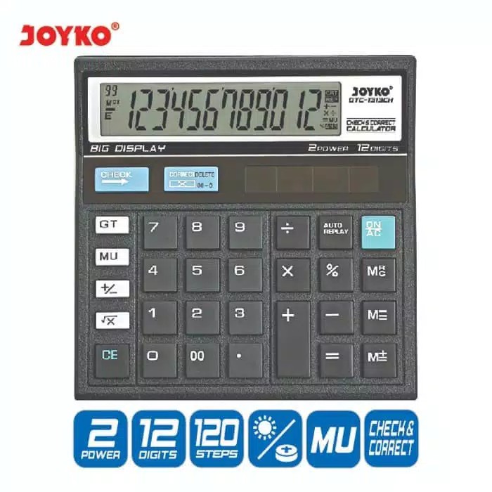 

Calculator / Kalkulator Joyko DTC-1313CH / 12 Digits / Check Correct