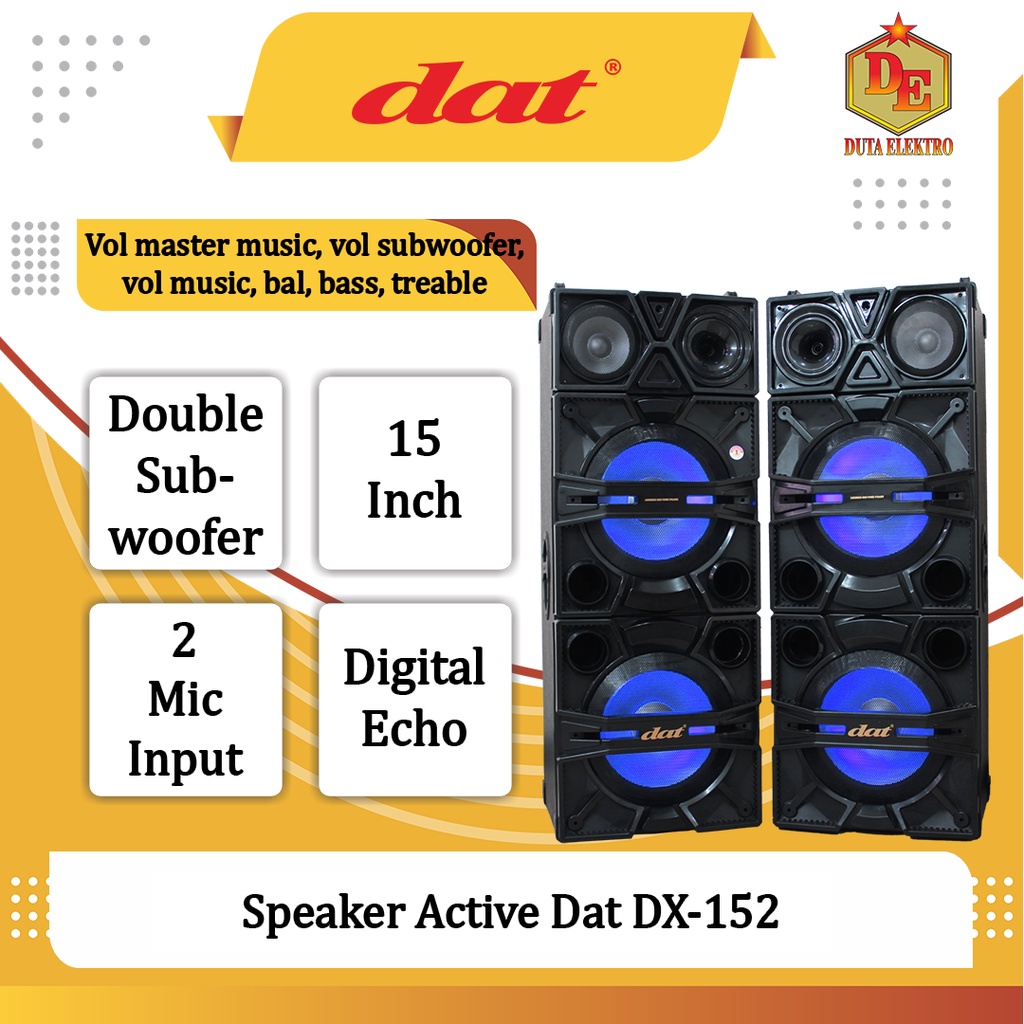 Speaker Active Dat DX 152 Double Subwoofer
