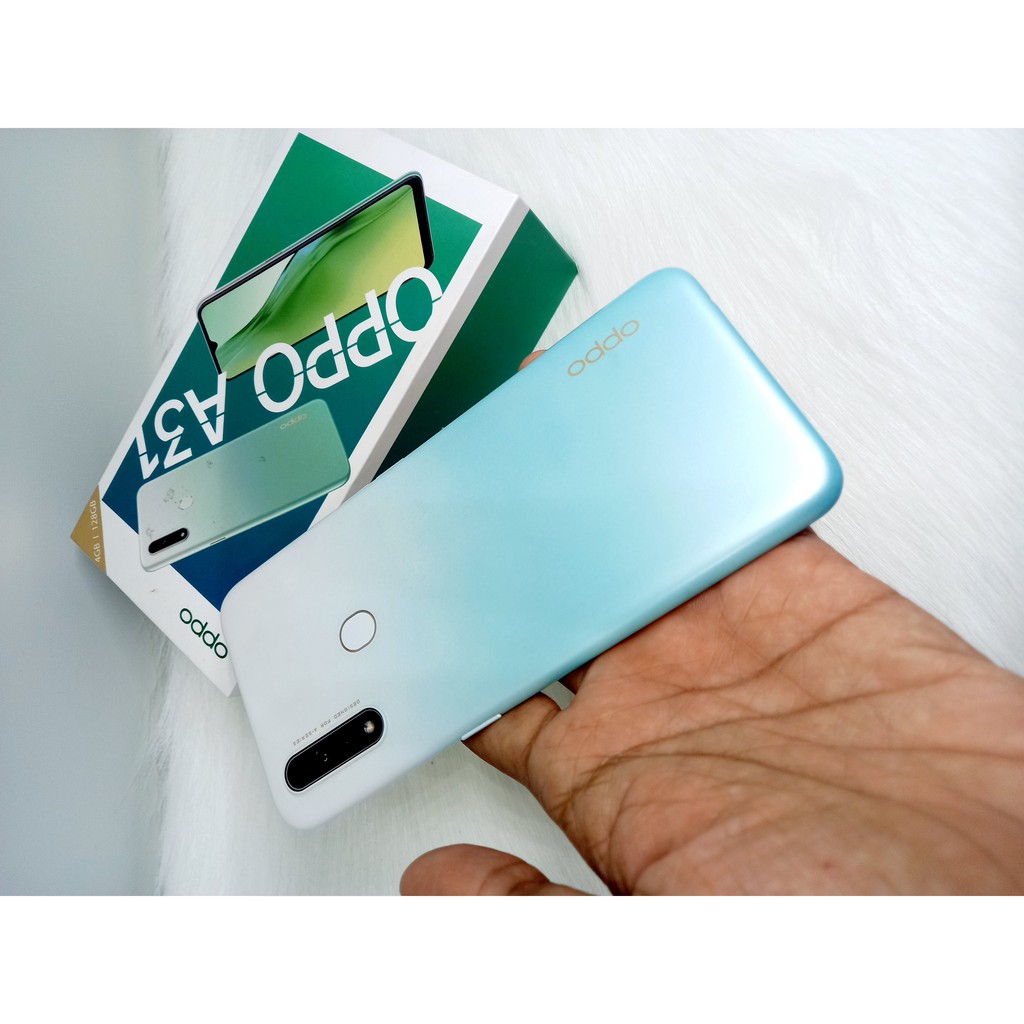 Oppo A95 Ram  8 Rom 128Gb ( SECOND ) hp handphone seken bekas lengkap murah bisa cod banjarmasin-biru putih