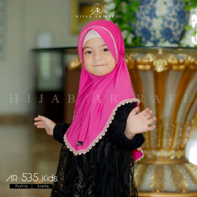 Arrafi Hijab Kode Ar 535 kids | Kerudung Jilbab Anak Antem terbaru Arrafi
