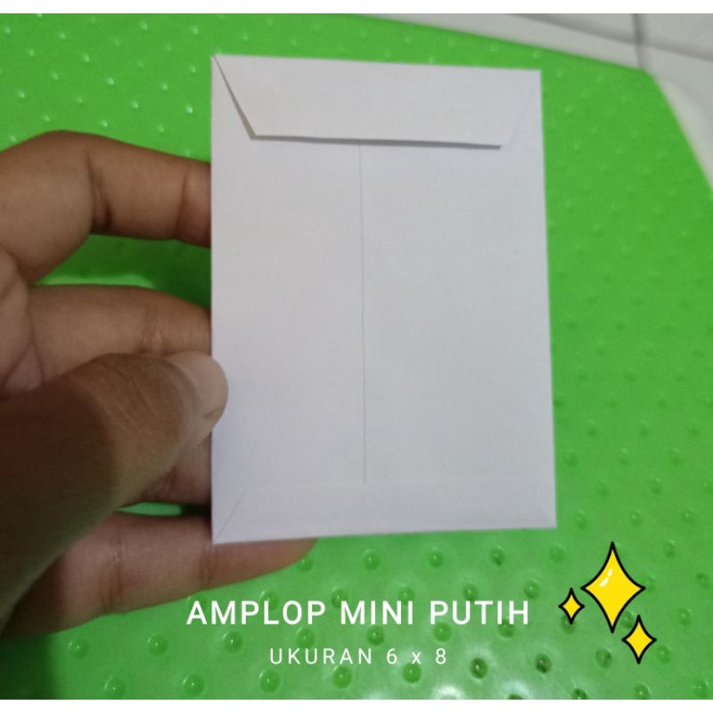 

AMPLOP MINI PUTIH (6*8) | AMPLOP MINI LUCU