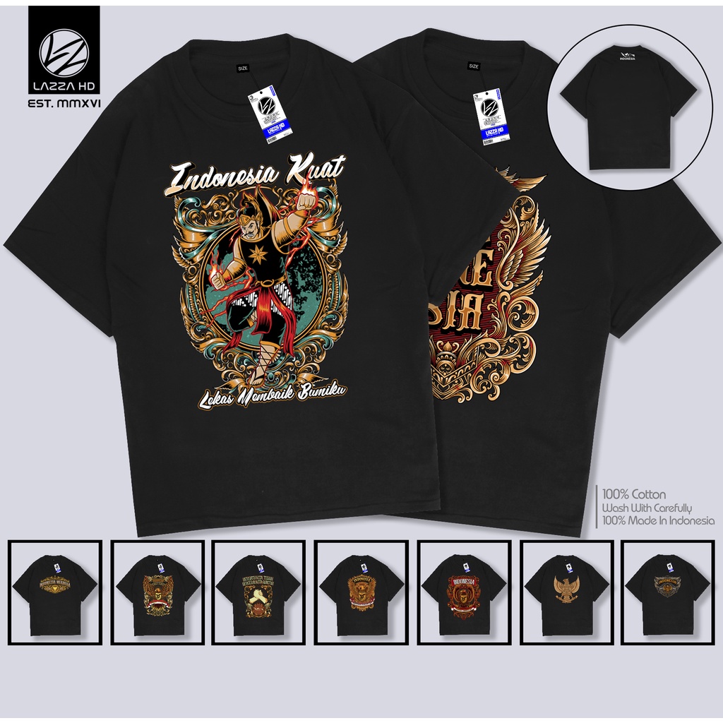 Kaos Baju Distro Indonesia Culture Budaya Republik Indonesia Indonesia Kuat Pria Keren / Hut RI Ke 7