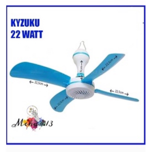 Kipas Angin Gantung Kyzuku 22 Watt / Kyzuku 22 Watt