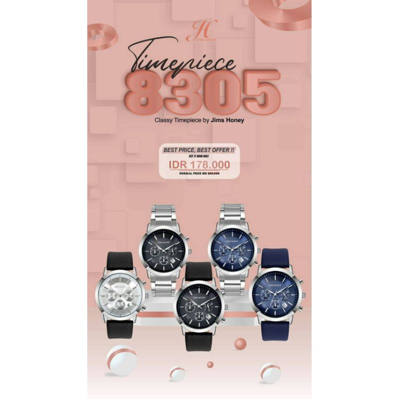 JIMS HONEY-JT 8305 jam tangan pria