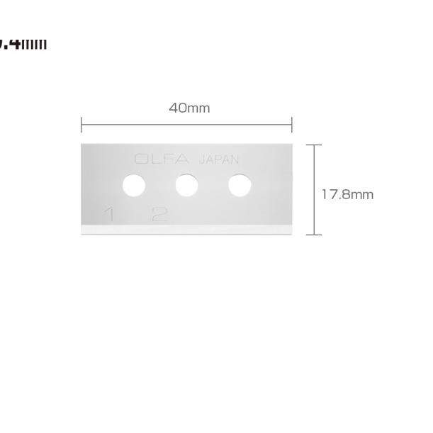 

Refill Cutter SK-10 Spare Blade SKB-10/10B (10pcs per pack) Olfa