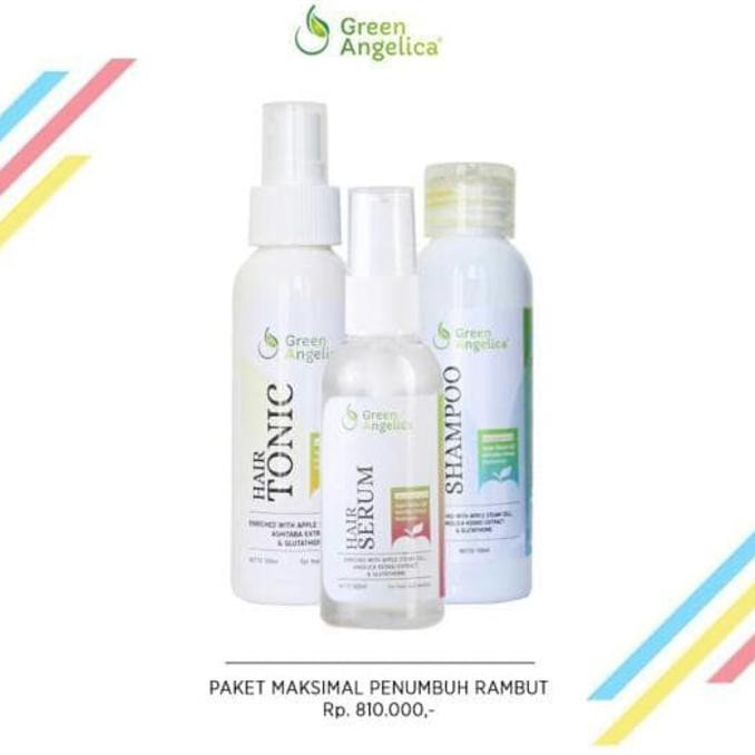 Perawatan Rambut Paling lengkap Green Angelica Paket Maximal Treatment