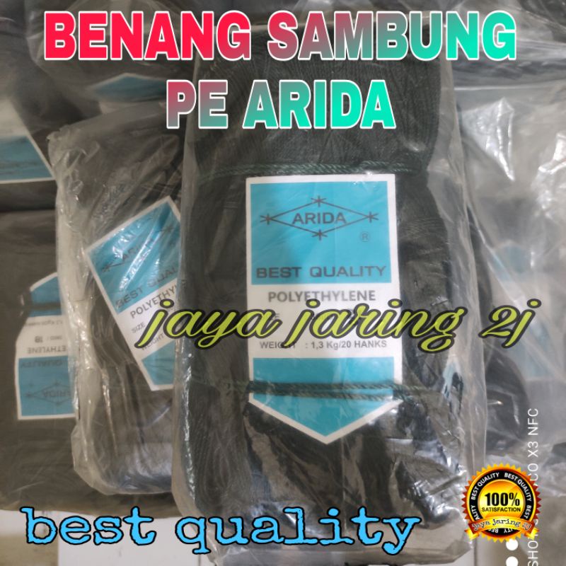BENANG SAMBUNG PE ARIDA/BENANG RAJUT/BENANG ANYAM JARING/BENANG PE