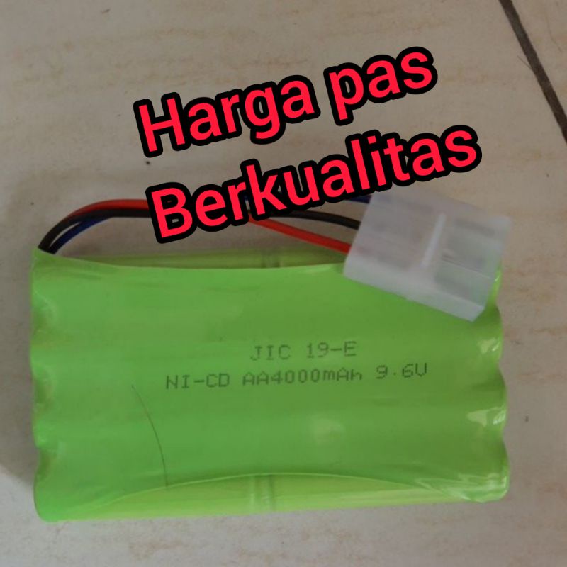 Baterai RC Rakit 8 Soket 3- 9.6 V 4000Mah untuk baterai Mobil RC