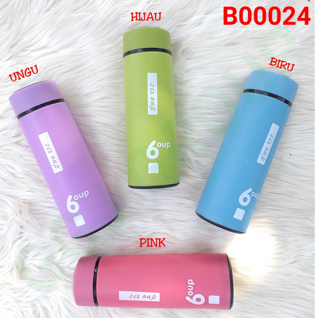 DC B ( B00024 ) BOTOL KACA SIX OUP + DUS / TIDAK BISA MEMILIH