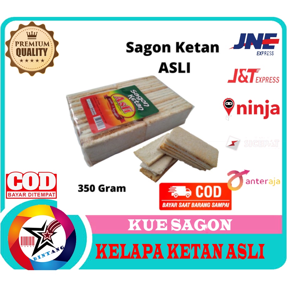 

Kue Sagon Kelapa Ketan Asli