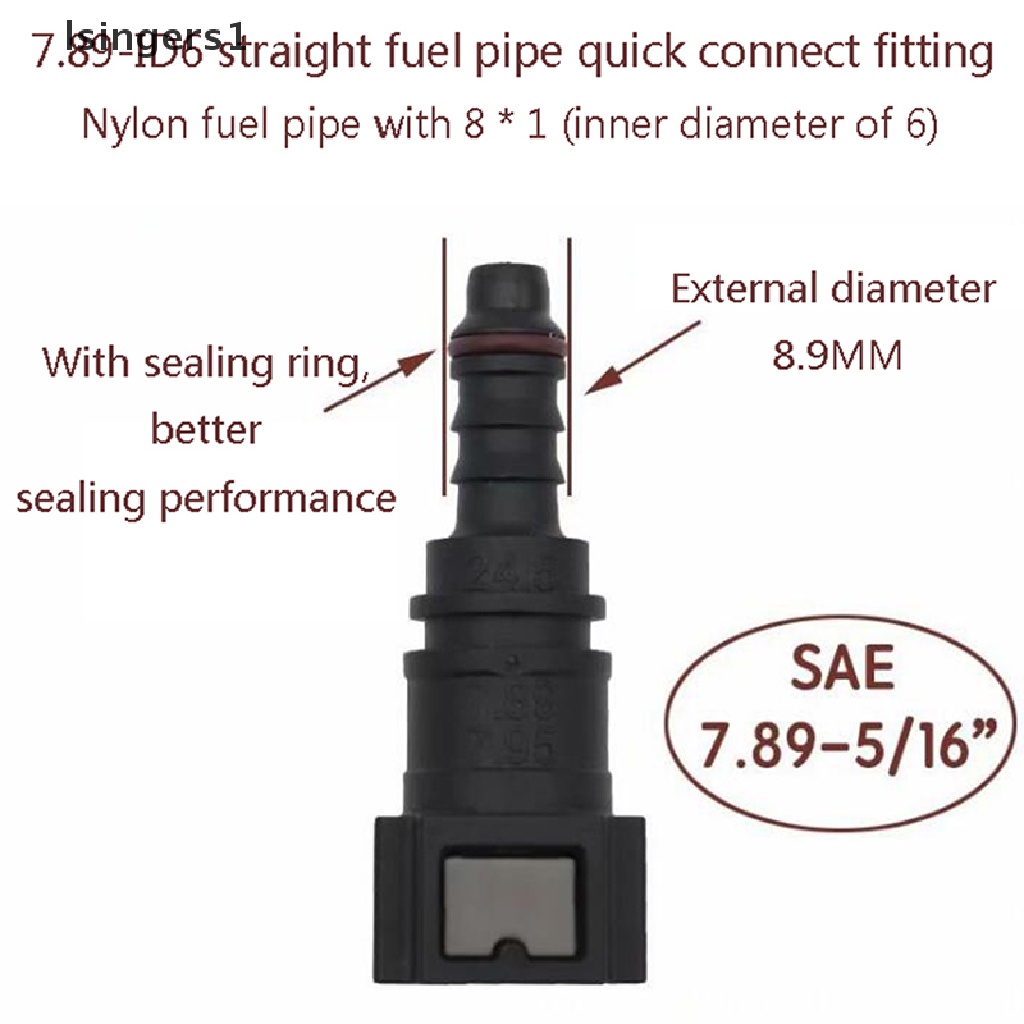 (lsingers1) Sambungan Selang Bahan Bakar Quick Release