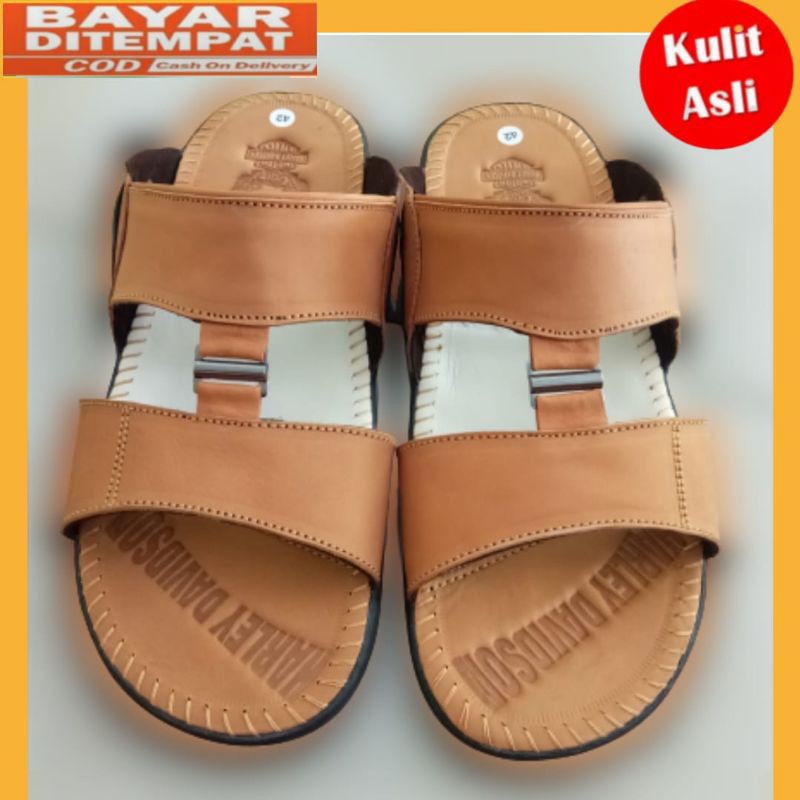 Sandal Kulit pria original 100% terbaru