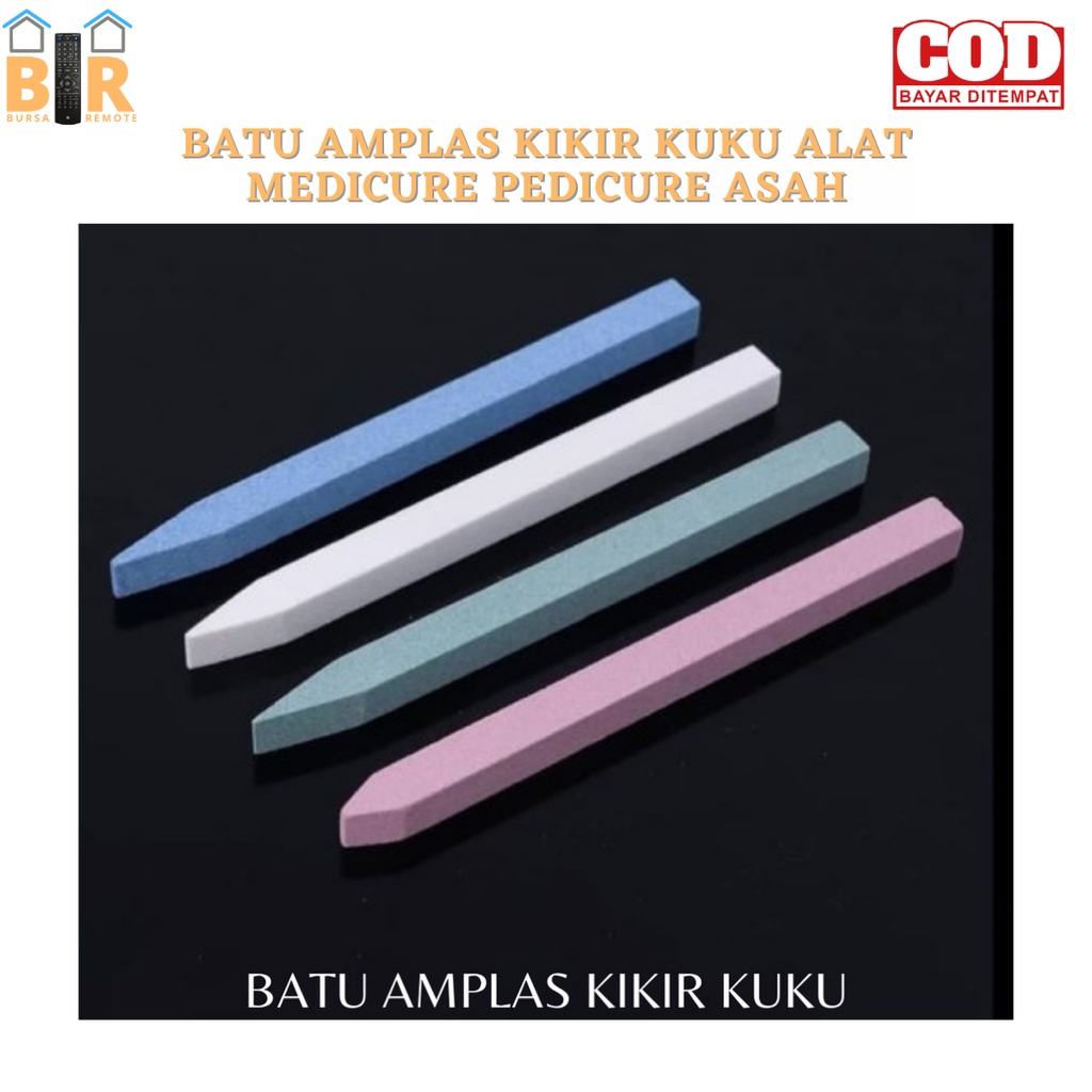 Batu Amplas Kikir Kuku ALAT MEDICURE PEDICURE asah