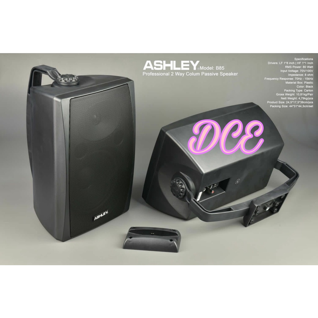 Speaker Pasif ASHLEY B85 Wall Speaker ASHLEY B 85 8inch Original