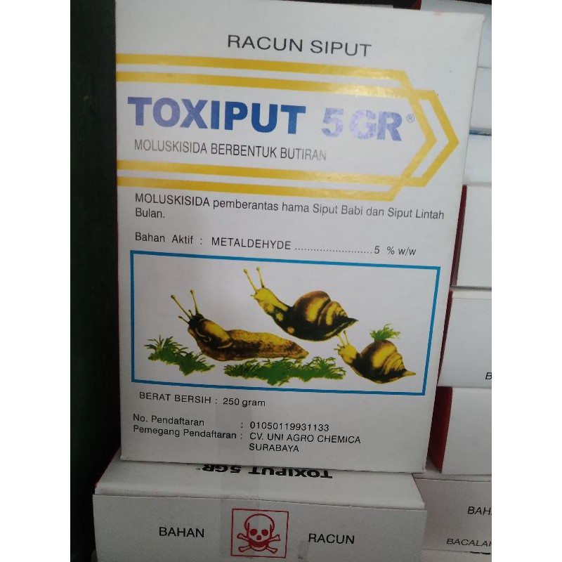 INSEKTISIDA MOLUSKISIDA RACUN SIPUT, TOXIPUT 5gr