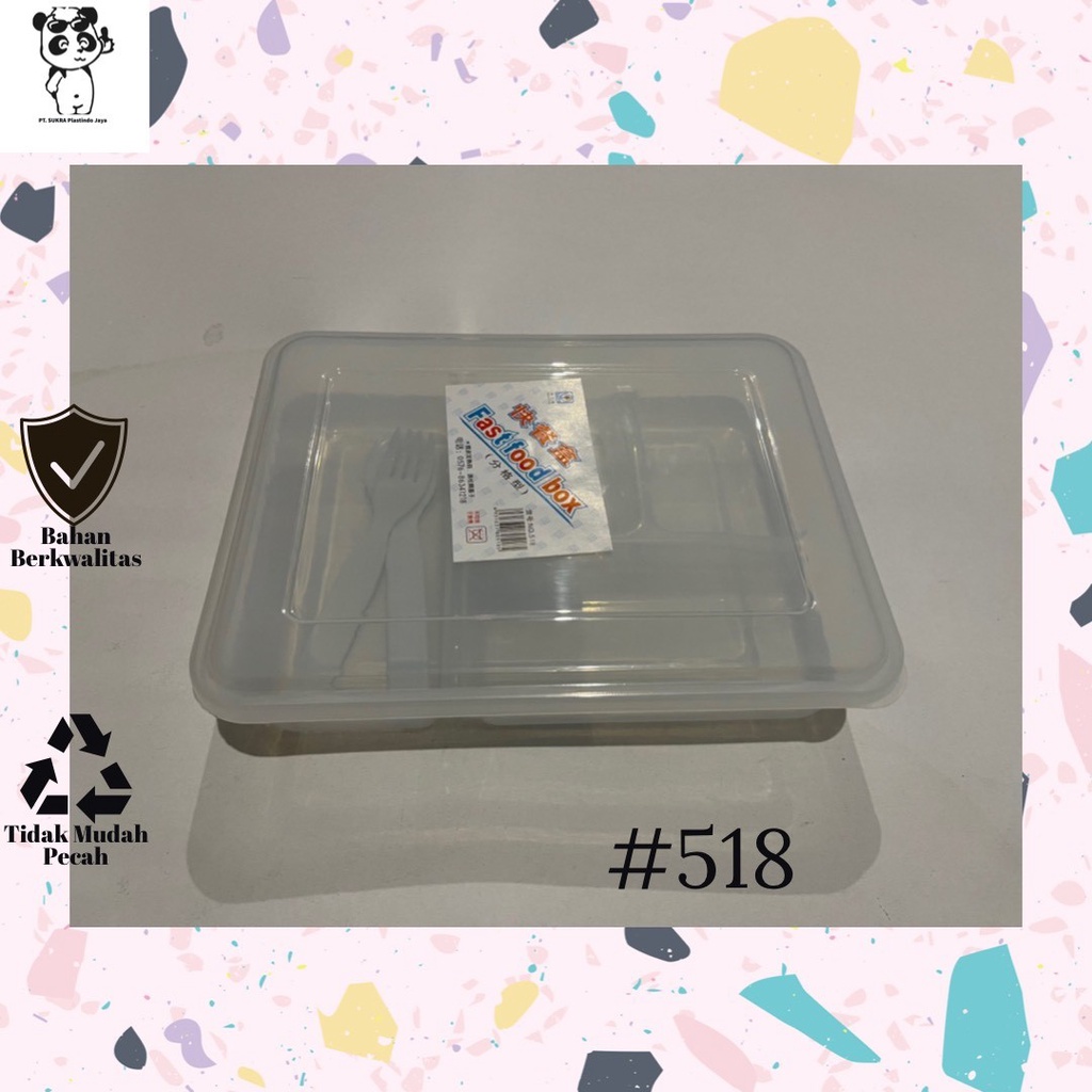 KOTAK MAKAN PLASTIK #518